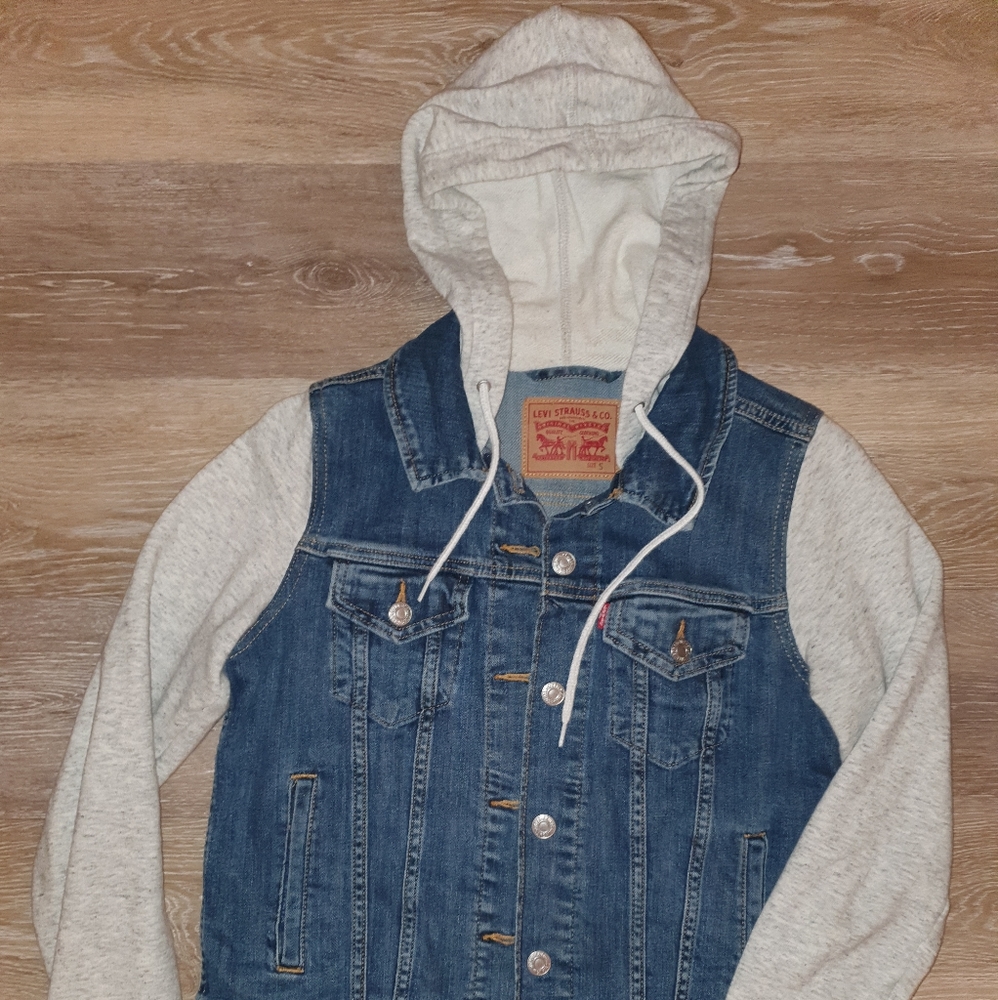 Levi's Denim Trucker Hoodie